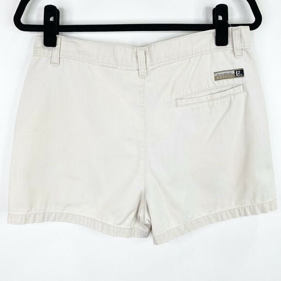 Levi's L2 Khaki Chino Cotton High Rise Shorts Juniors Size 11 ✨ - Picture 2 of 11